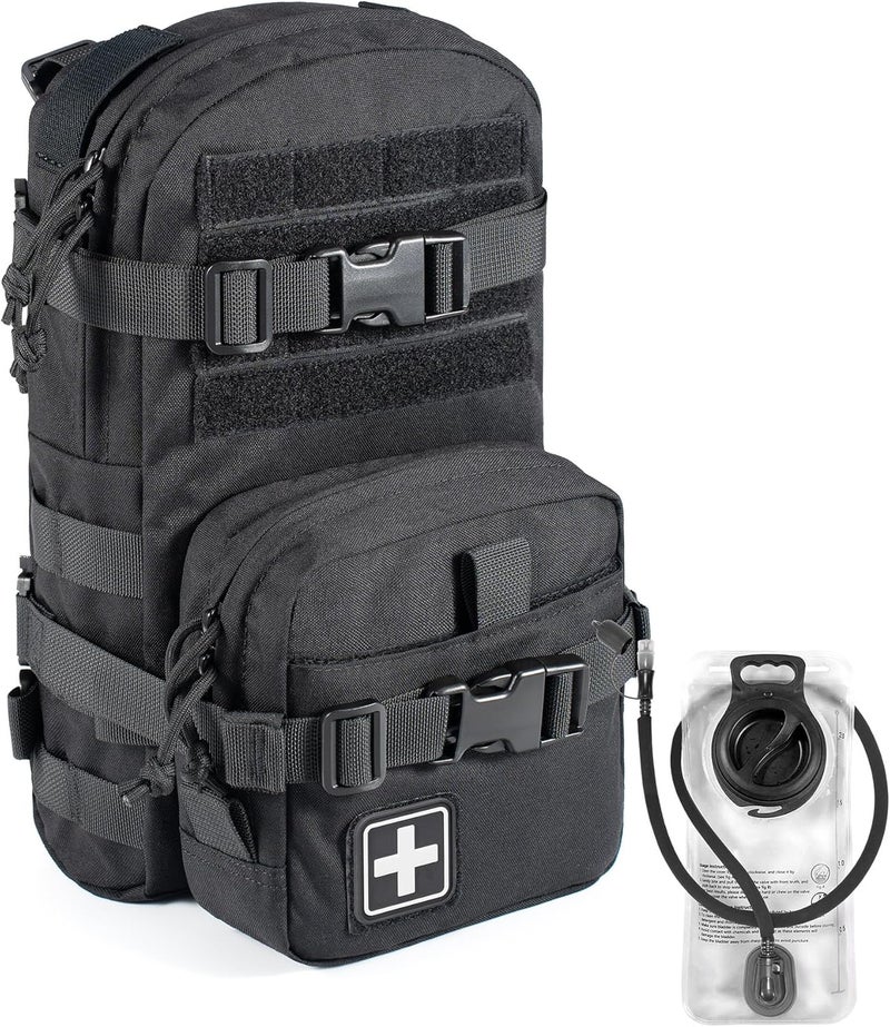 CLTAC Tactical Small MOLLE Hydration Pack Outdoor Water Bladder Carrier Pack for Vest Backpack - Image 1